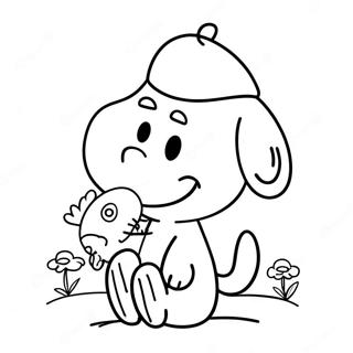 Snoopy Med Woodstock Malarbild 19159-16018