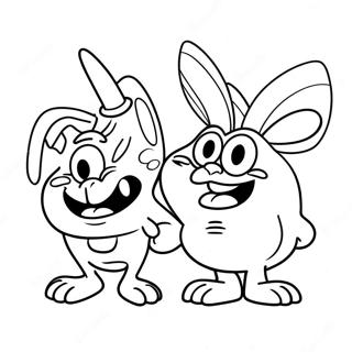 Ren Och Stimpy Malarbild 19368-16183