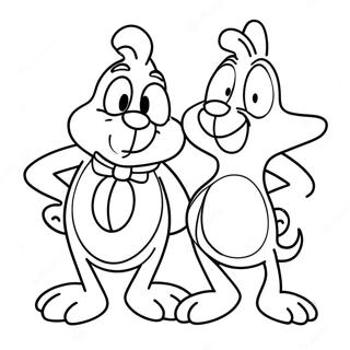 Ren Och Stimpy Malarbild 19368-16184