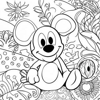 Disney Psykedelisk Malarbild 19568-18304