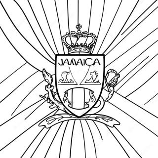 Jamaica Flagga Malarbok 19918-18582