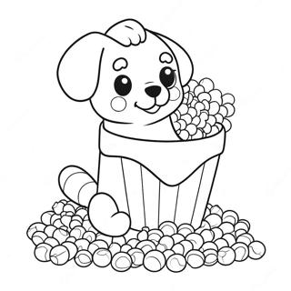 Puppycorn Målarbilder