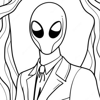 Slenderman Malarbild 20541-19054