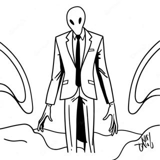 Slenderman Malarbild 20541-19055