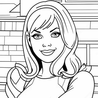 Gwen Stacy Farglaggningssida 21022-19432