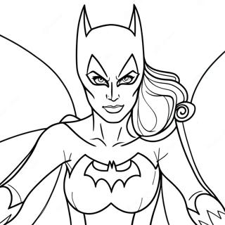 Batgirl Farglaggningssida 21082-19474