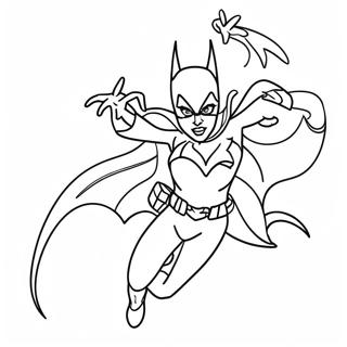 Batgirl I Aktion Farglaggningssida 21083-19477