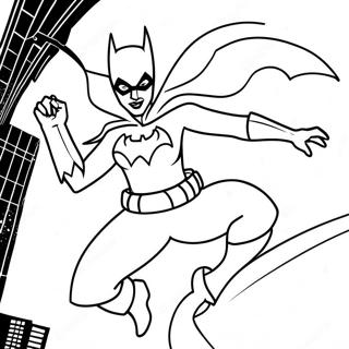 Batgirl I Aktion Farglaggningssida 21083-19480