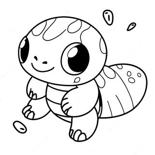 Sot Squirtle Simmande Malarbild 2112-1734