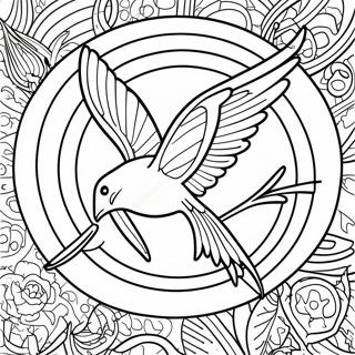 Hunger Games Logotyp Malarbild 21562-19858