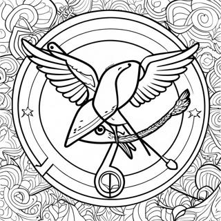 Hunger Games Logotyp Malarbild 21562-20002