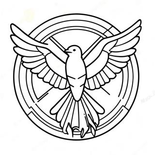 Hunger Games Logotyp Malarbild 21562-20003