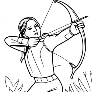 Katniss Everdeen I Aktion Malarbild 21563-20005