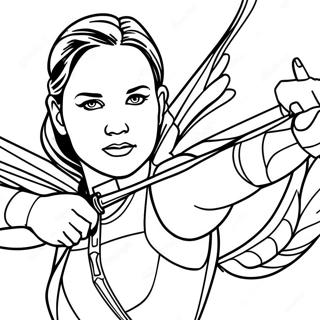 Katniss Everdeen I Aktion Malarbild 21563-20006