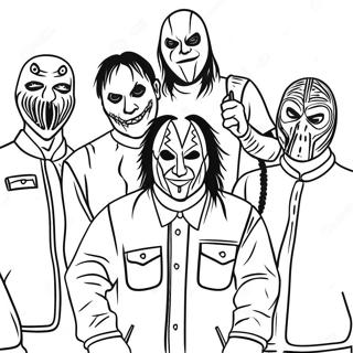 Slipknot Bandmedlemmar Farglaggningssida 21923-20296