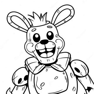 Skrammande Springtrap Fnaf Malarbild 22164-20477