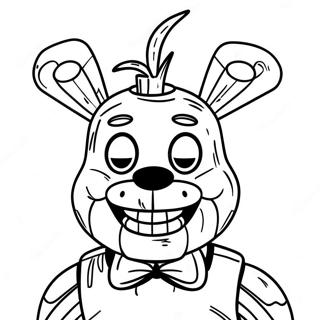 Skrammande Springtrap Fnaf Malarbild 22164-20478