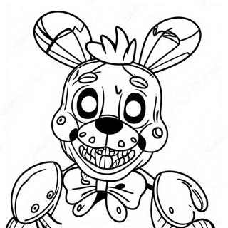 Skrammande Springtrap Fnaf Malarbild 22164-20480