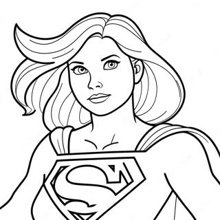 Supergirl Målarbilder