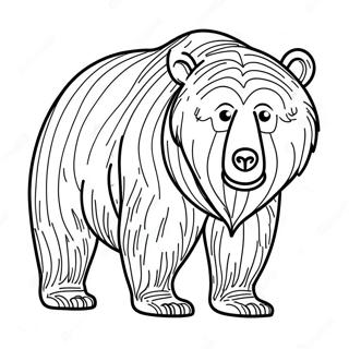 Grizzlybjorn Malarbild 22223-20523