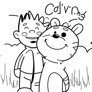 Calvin Och Hobbes Malarbild 22653-20867