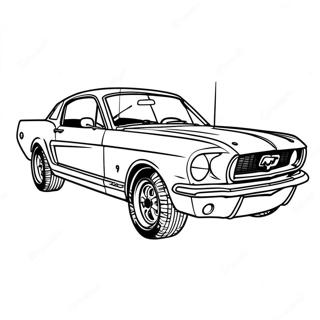 Ford Mustang Racingbil Farglaggningssida 22874-21039