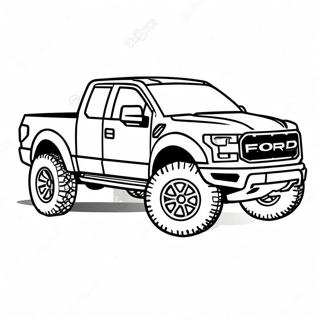 Ford Raptor Målarbilder