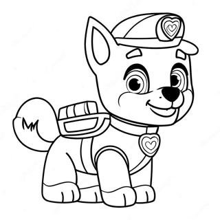 Paw Patrol Alla Hjartans Dag Malarbild 23053-21180