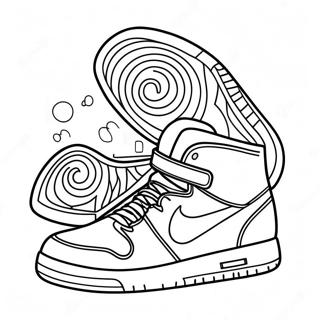 Cool Sneaker Design Malarbild 232-190