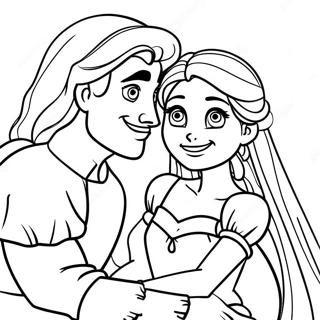 Rapunzel Och Flynn Malarbild 23423-21645