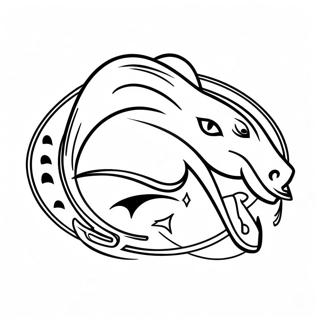 Broncos Logotyp Malarbild 23463-21506