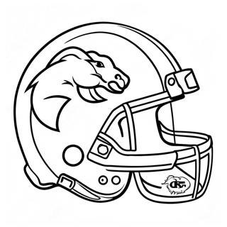 Broncos Logotyp Malarbild 23463-21680