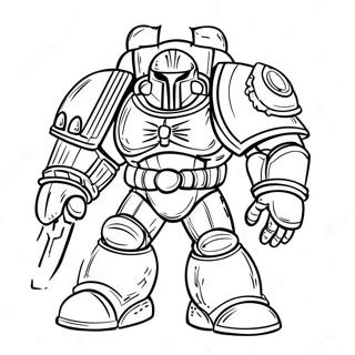 Space Marine Stridsrustning Malarbild 23504-21541