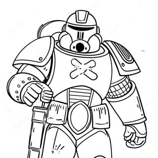 Space Marine Stridsrustning Malarbild 23504 21716