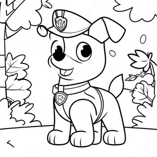 Paw Patrol Tacksägelse Målarbilder