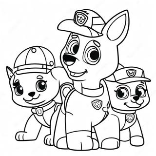 Paw Patrol Tacksagelse Malarbild 23553-21580