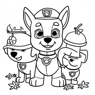 Paw Patrol Tacksagelse Malarbild 23553-21749