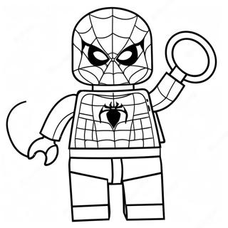 Lego Spiderman Målarbilder