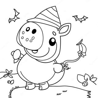 Peppa Pig Halloween Malarbok 23643-21822