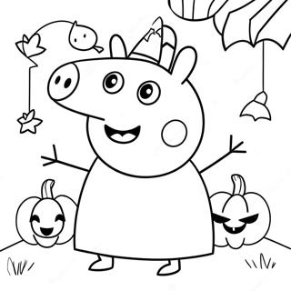 Peppa Pig Halloween Malarbok 23643-21824