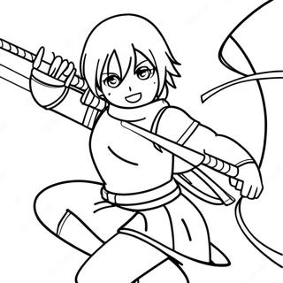 Sakura Haruno I Stridsstallning Malarbild 23964-22082