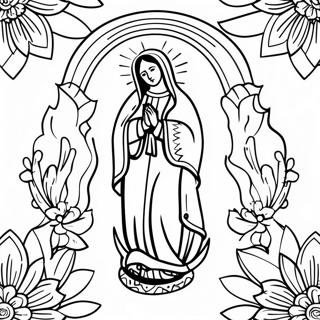 Var Fru Av Guadalupe Malarbild 24023-22126