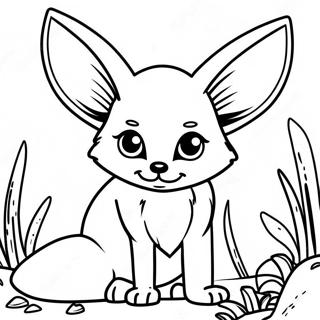 Fennec Räv Målarbilder