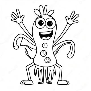 Glad Forky Med Ett Leende Malarbok 24315-22355