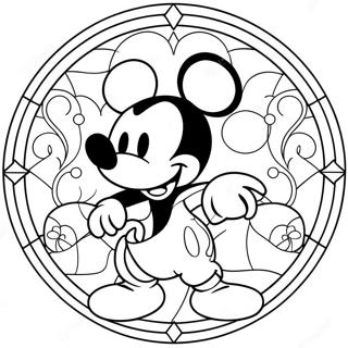 Mickey Mouse Fonstermalarbild 24545-22538