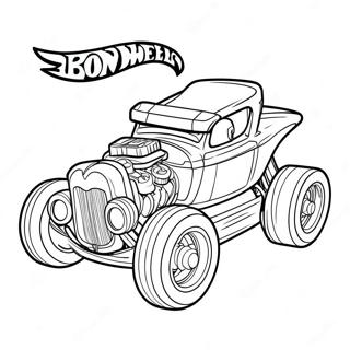 Bone Shaker Hot Wheels Malarbild 24635-22600