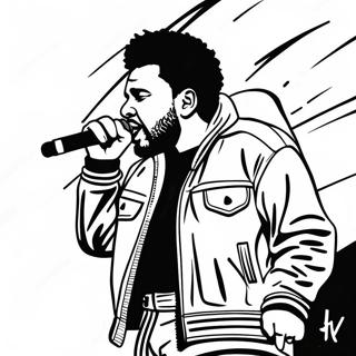 The Weeknd Upptrader Pa Scen Farglaggningssida 24806-22737