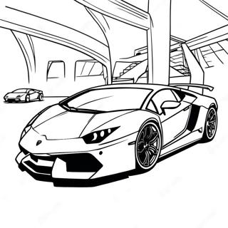 Snabb Lamborghini Racing Malarbok 25146-23012