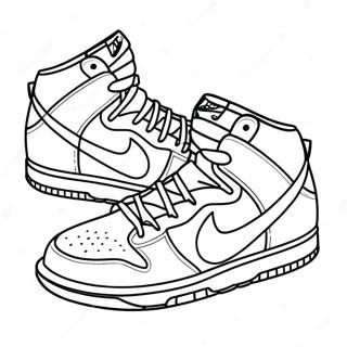 Nike Dunks Målarbilder