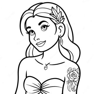 Tatuering Disney Prinsessa Malarbild 25585-23545